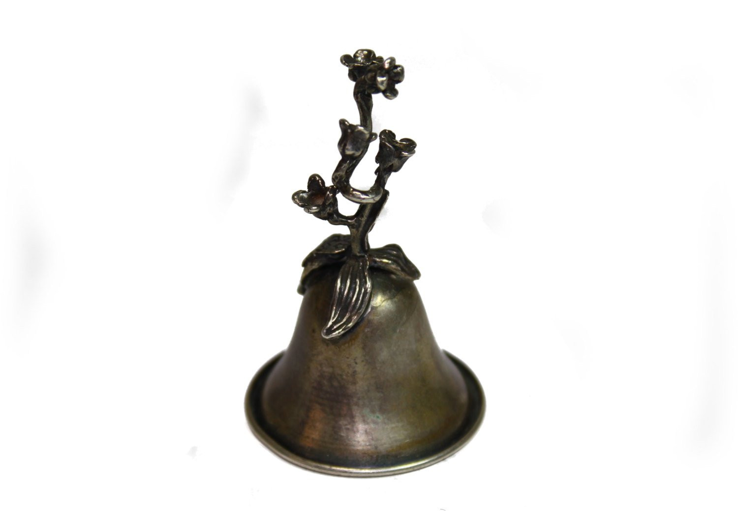 Antique Dinner Bell
 Vintage Art Nouveau Silver Dinner Bell Antique by