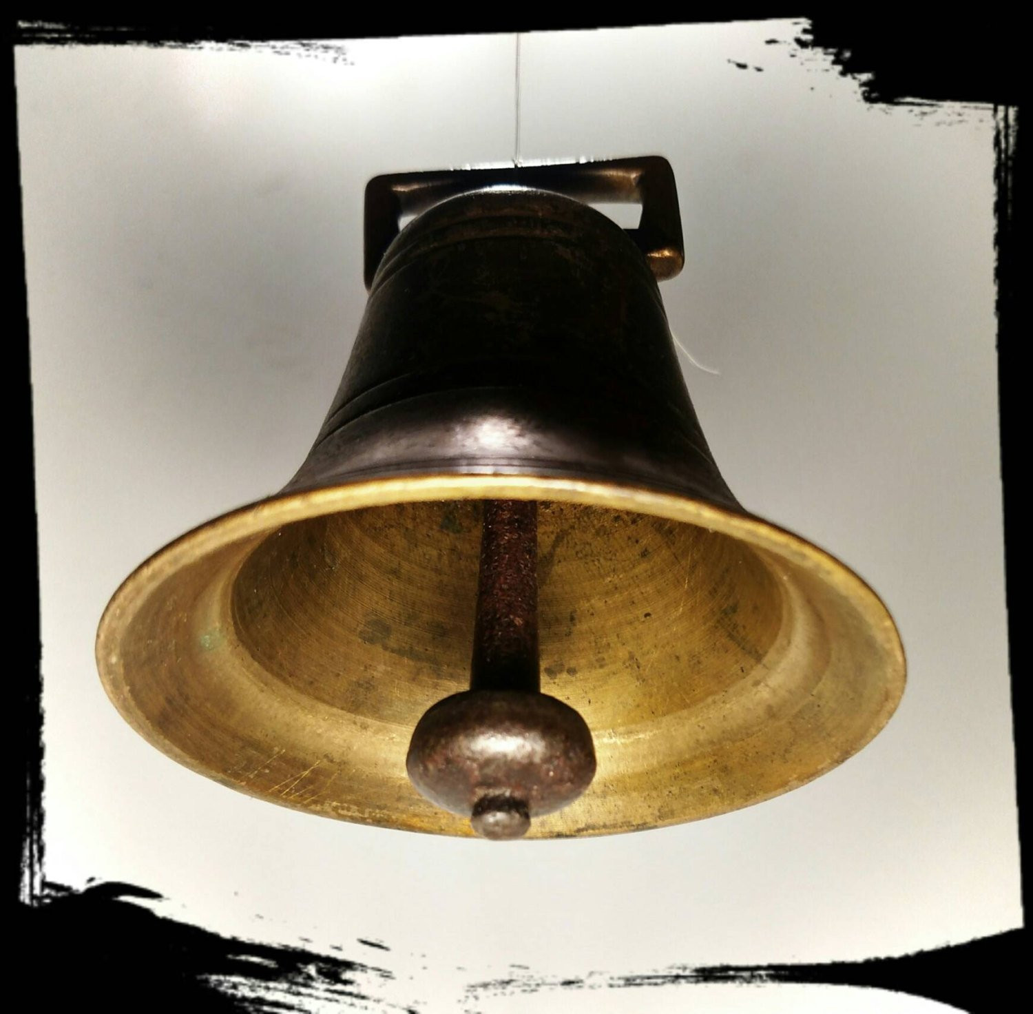 Antique Dinner Bell
 Antique Heavy Brass Bell with Original Clapper School