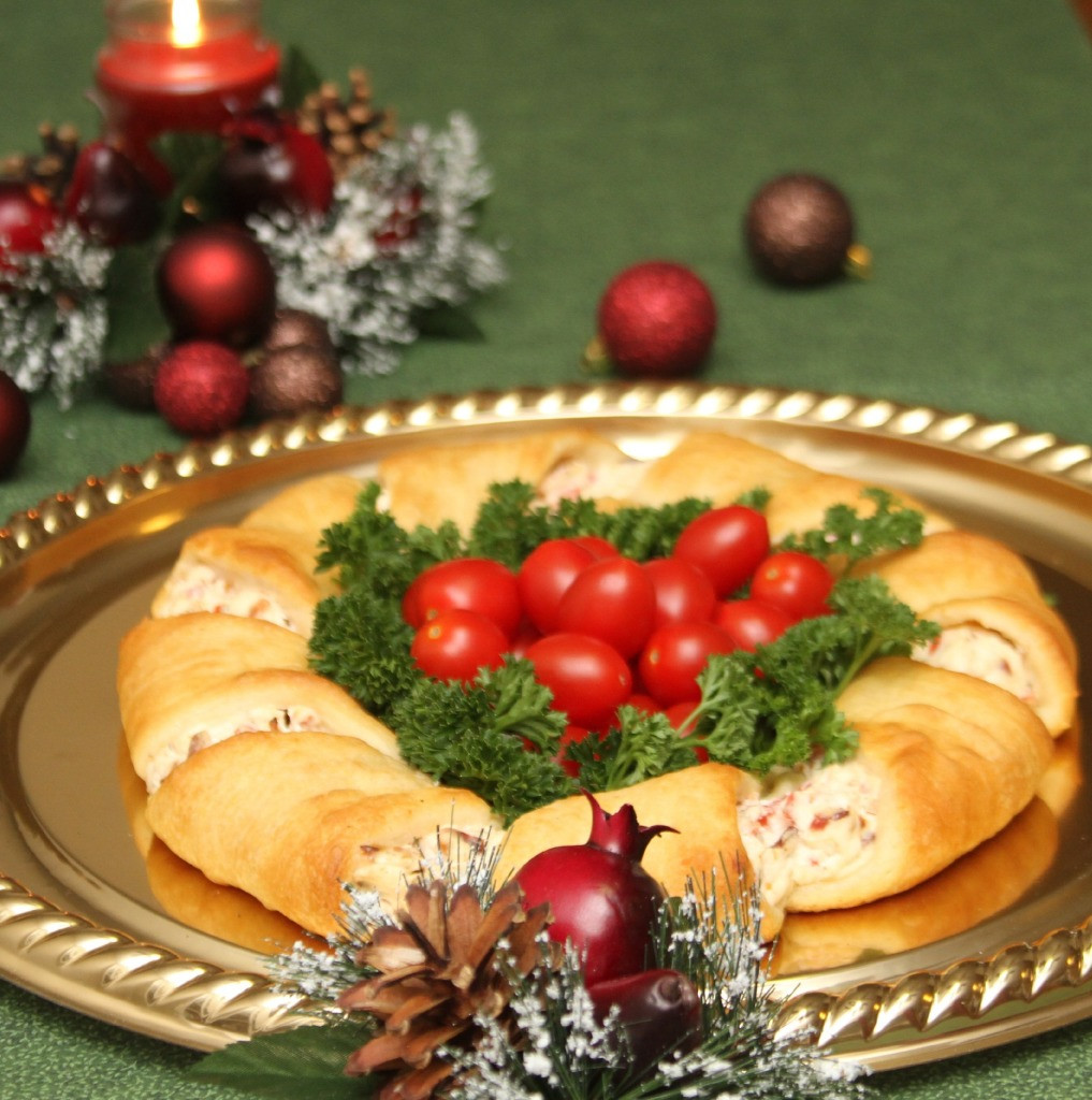 Appetizers For Christmas Party
 Christmas Wreath Appetizer Recipe Just Short of Crazy