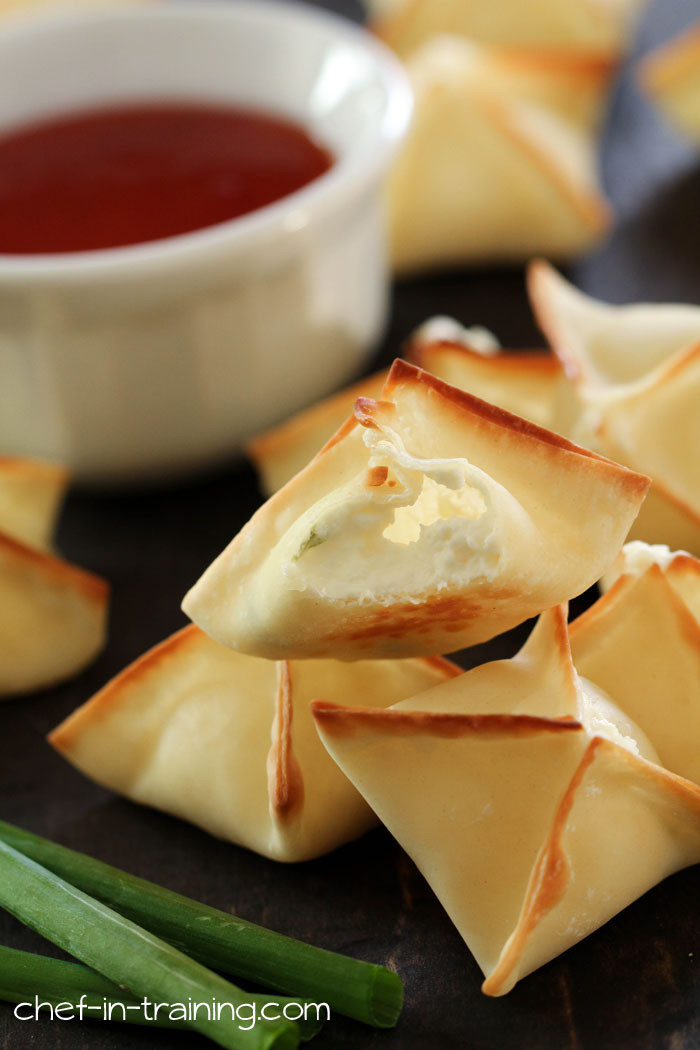 Appetizers With Cream Cheese
 BAKED Cream Cheese Rangoons Chef in Training