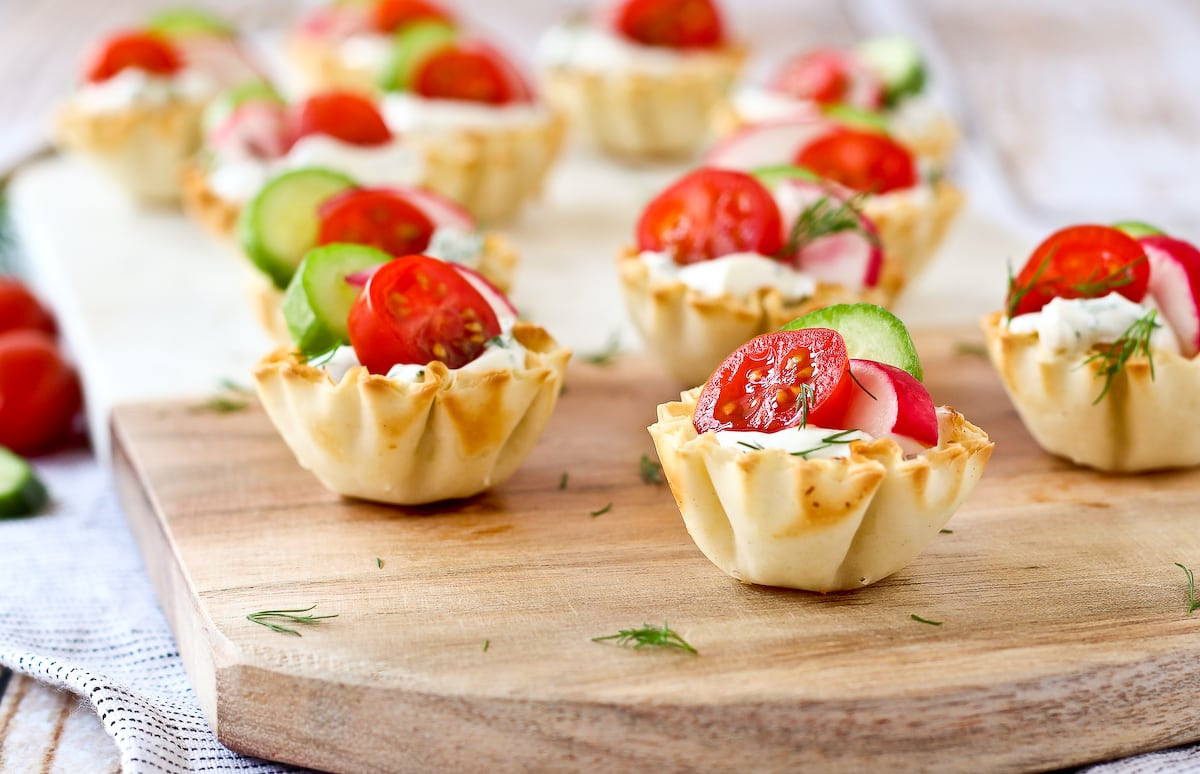 Appetizers With Cream Cheese
 Spring Herb Cream Cheese Appetizer Cups Rachel Cooks