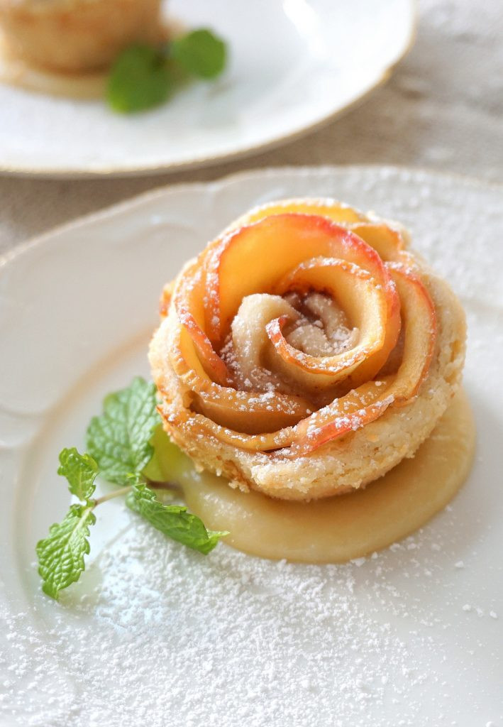 Apple Blossom Dessert
 baked apple blossoms