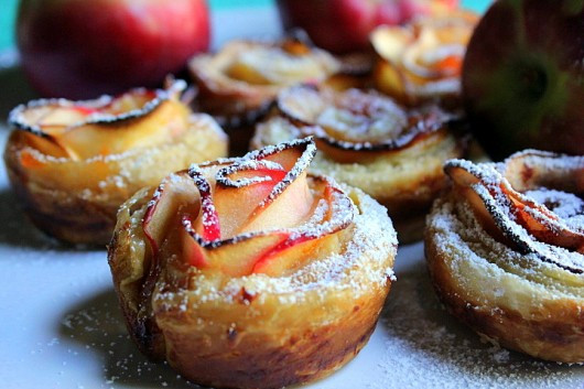 Apple Blossom Dessert
 baked apple blossoms