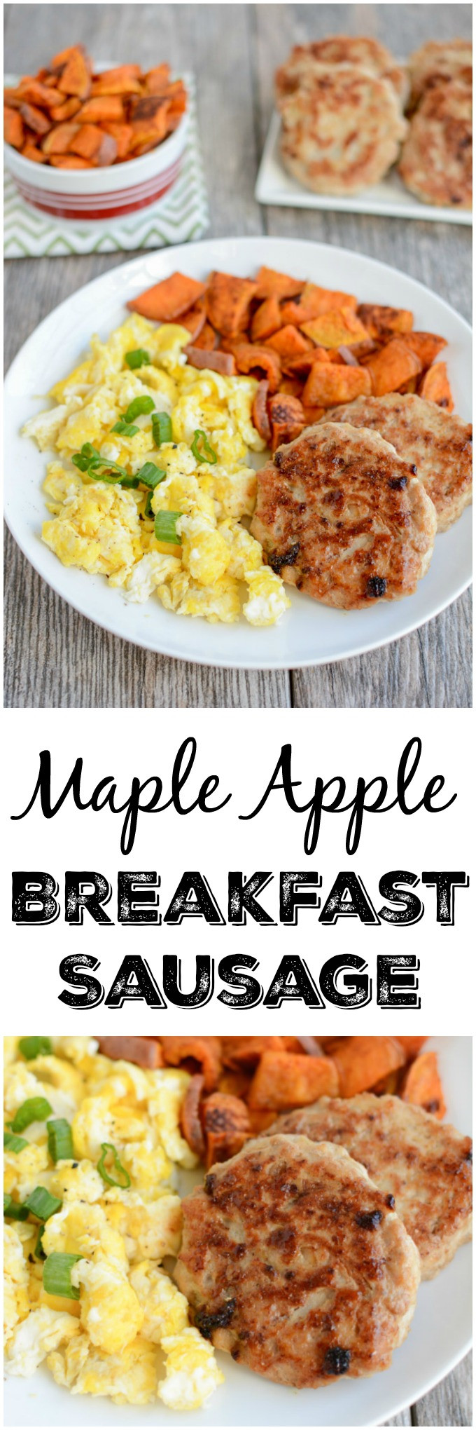 Apple Breakfast Recipes
 Maple Apple Breakfast Sausage Recipe — Dishmaps