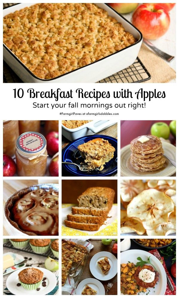 Apple Breakfast Recipes
 10 Breakfast Recipes with Apples FarmgirlFaves