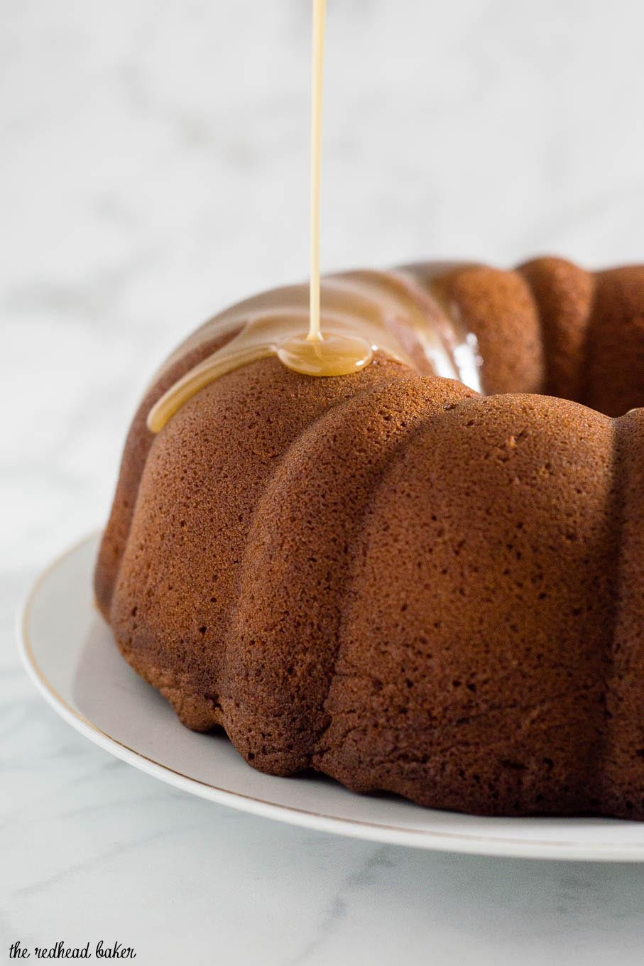 Apple Butter Cake
 Apple Butter Pound Cake Recipe by The Redhead Baker