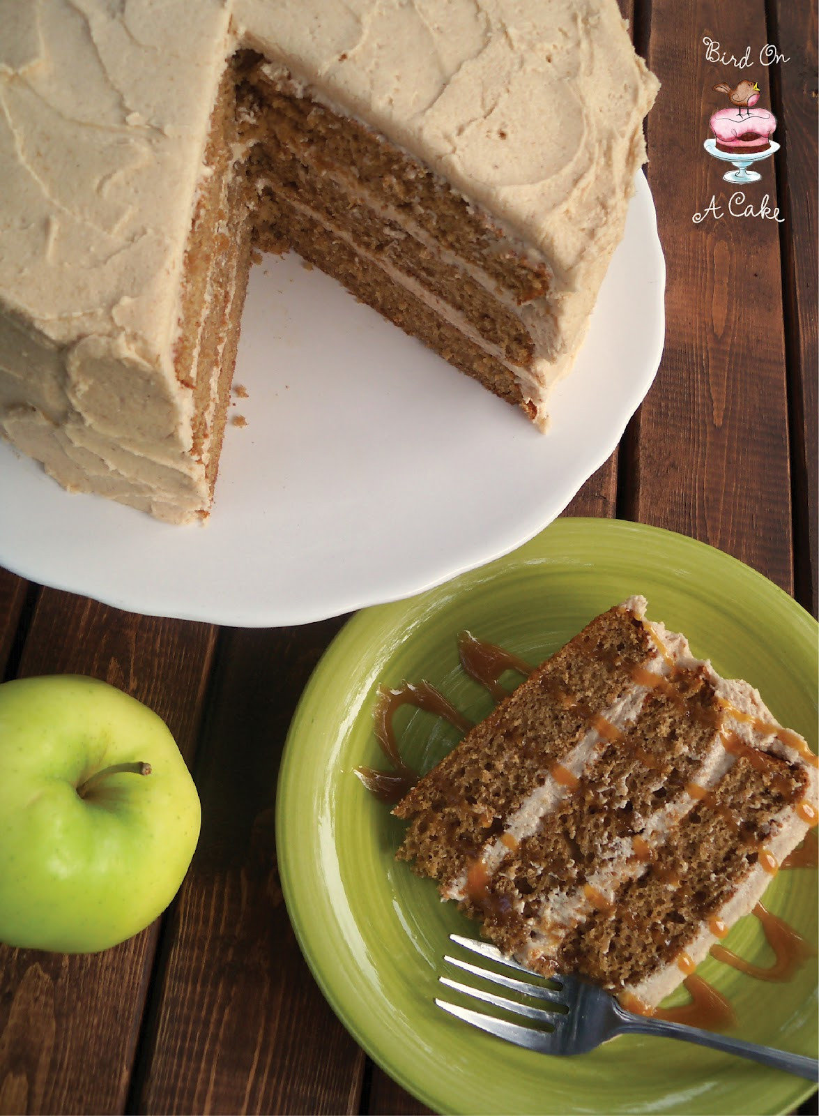 Apple Butter Cake
 Bird A Cake Apple Cider Spice Cake with Apple Butter