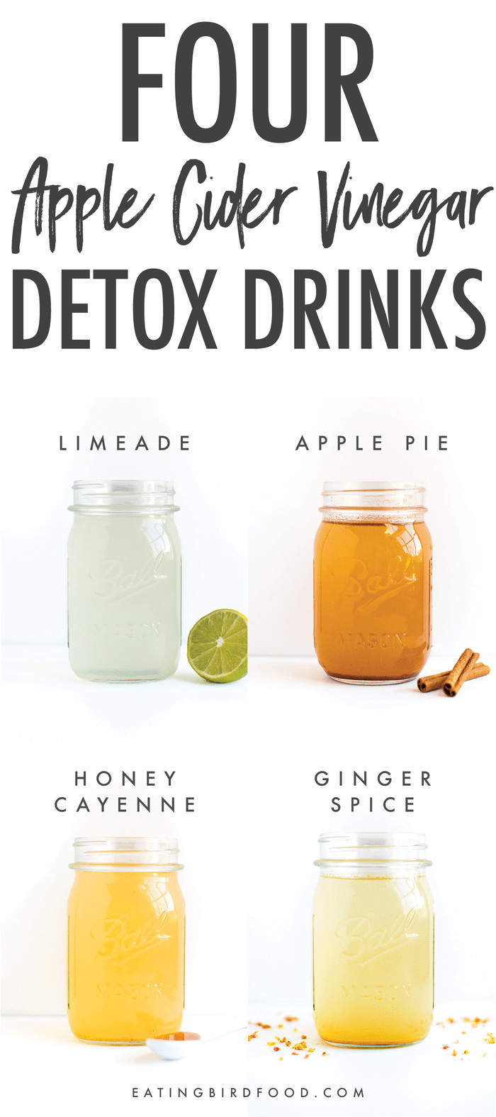 Apple Cider Drink
 Apple Cider Vinegar Detox Drinks Eating Bird Food