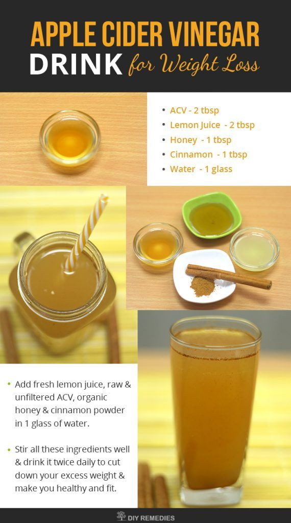 Apple Cider Vinegar Drink Recipe
 25 best ideas about Weight loss snacks on Pinterest