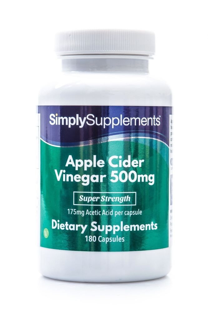 Apple Cider Vinegar Pills Weight Loss
 Apple Cider Vinegar 500mg 180 Capsules