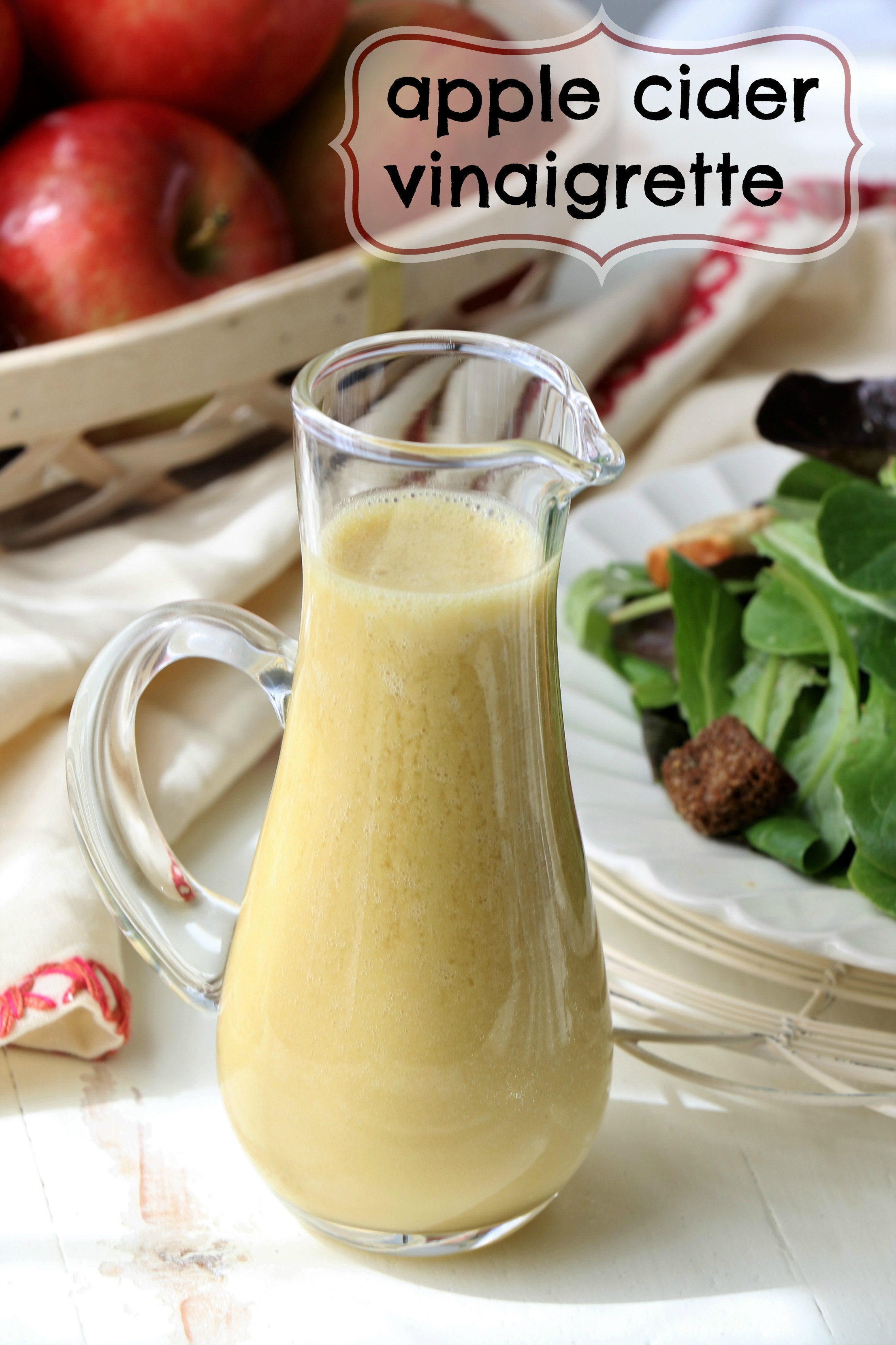 Apple Cider Vinegar Salad Dressing
 Apple Cider Vinaigrette