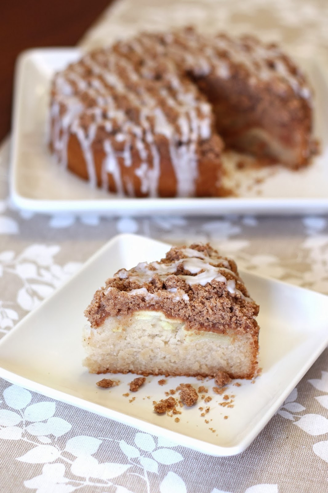 Apple Cinnamon Coffee Cake
 Sarah Bakes Gluten Free Treats gluten free vegan apple