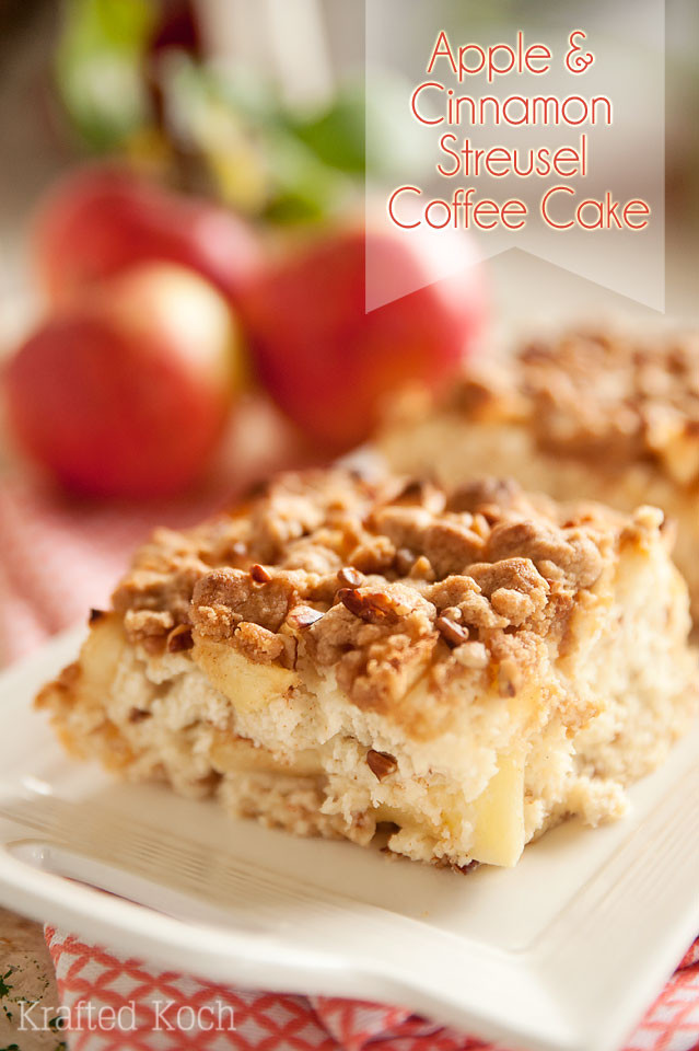 Apple Cinnamon Coffee Cake
 Apple & Cinnamon Streusel Coffee Cake Page 2 of 2