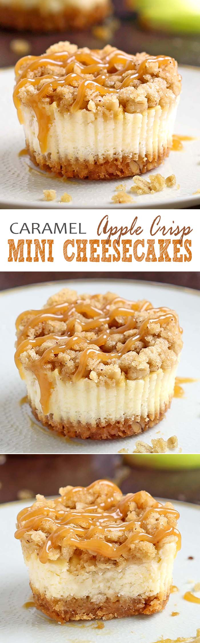 Apple Crisp Dessert
 Caramel Apple Crisp Mini Cheesecakes Cakescottage