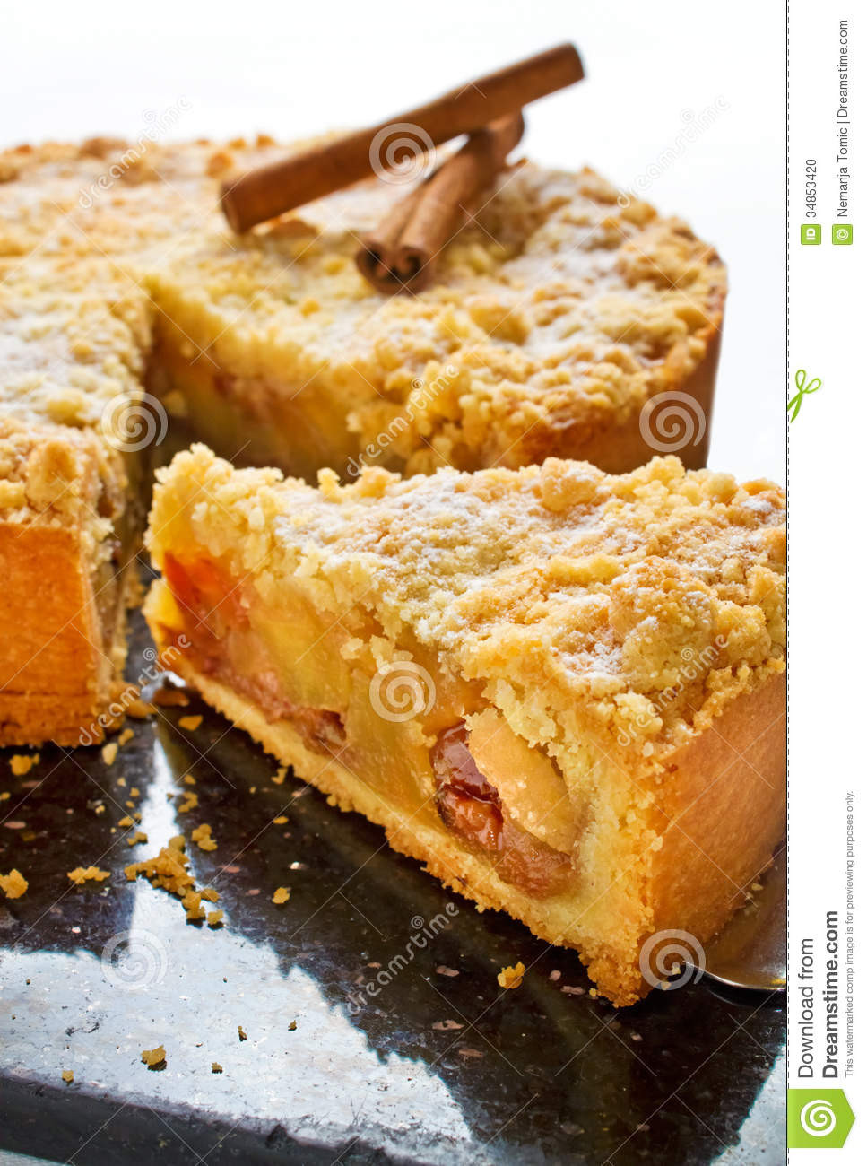 Apple Crisp Pie Recipe
 Crumble Apple Pie stock photo Image of golden cuisine