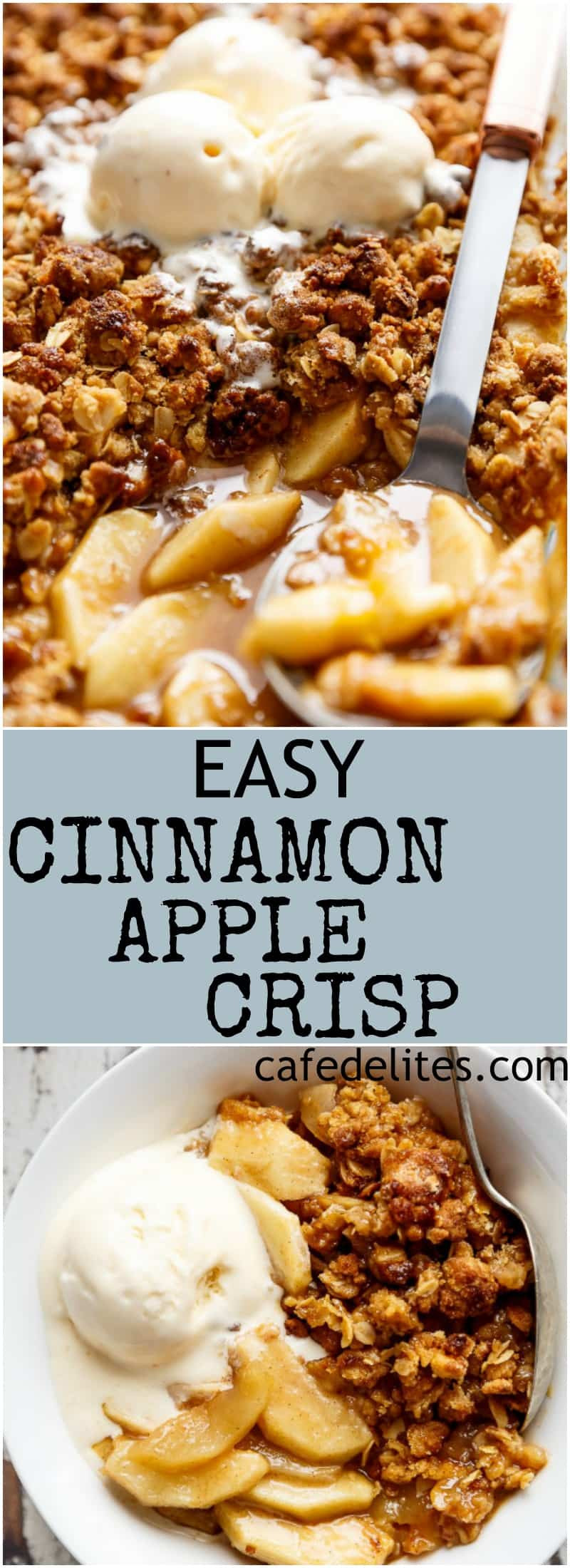 Apple Crisp Pie Recipe
 Cinnamon Apple Crumble Cafe Delites