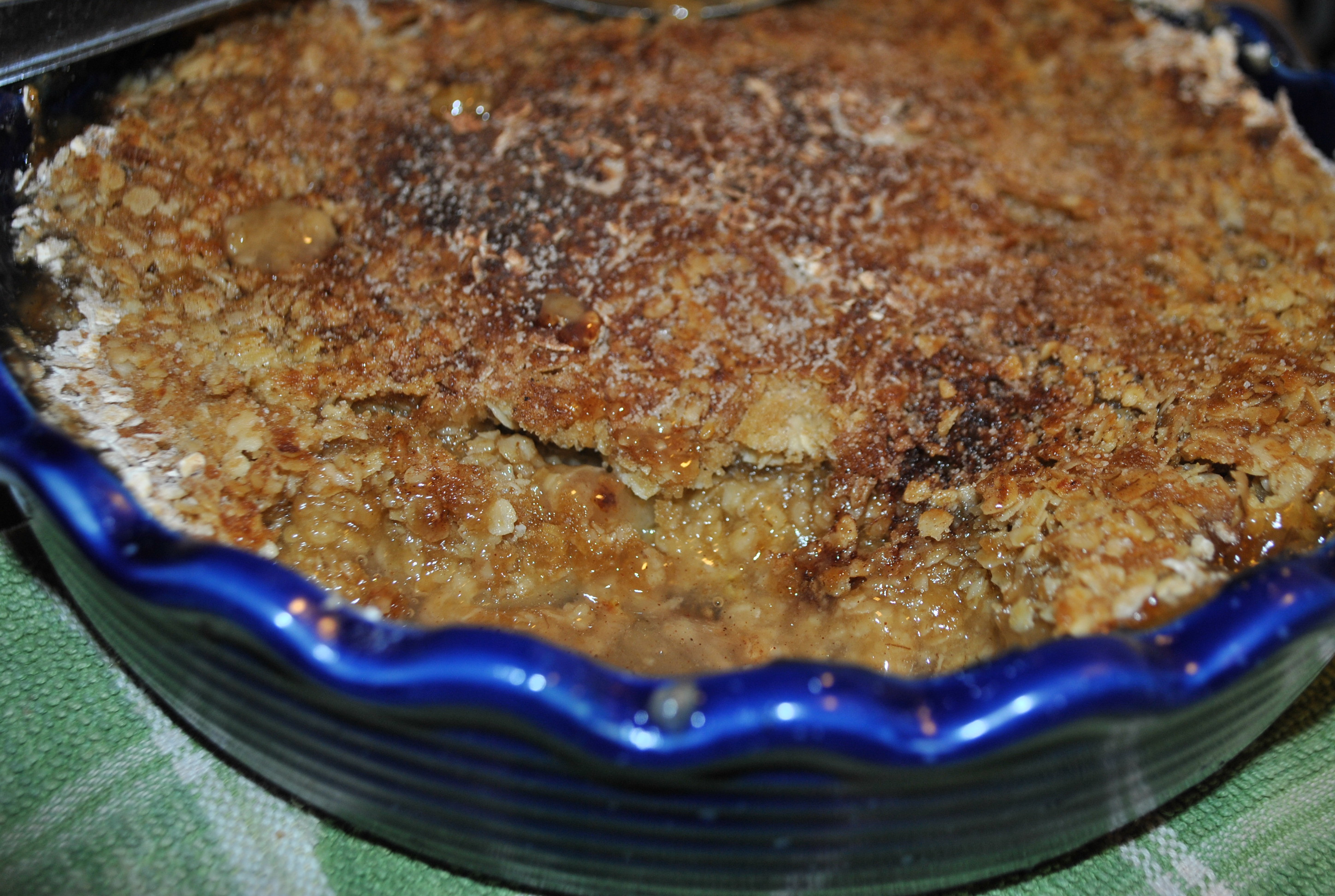 Apple Crisp With Pie Filling
 SERENA’S APPLE CRISP USING CANNED APPLE PIE FILLING