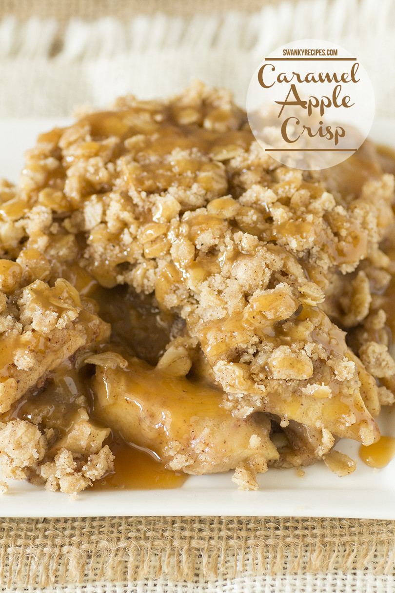 Apple Dessert Recipes
 Caramel Apple Crisp Swanky Recipes