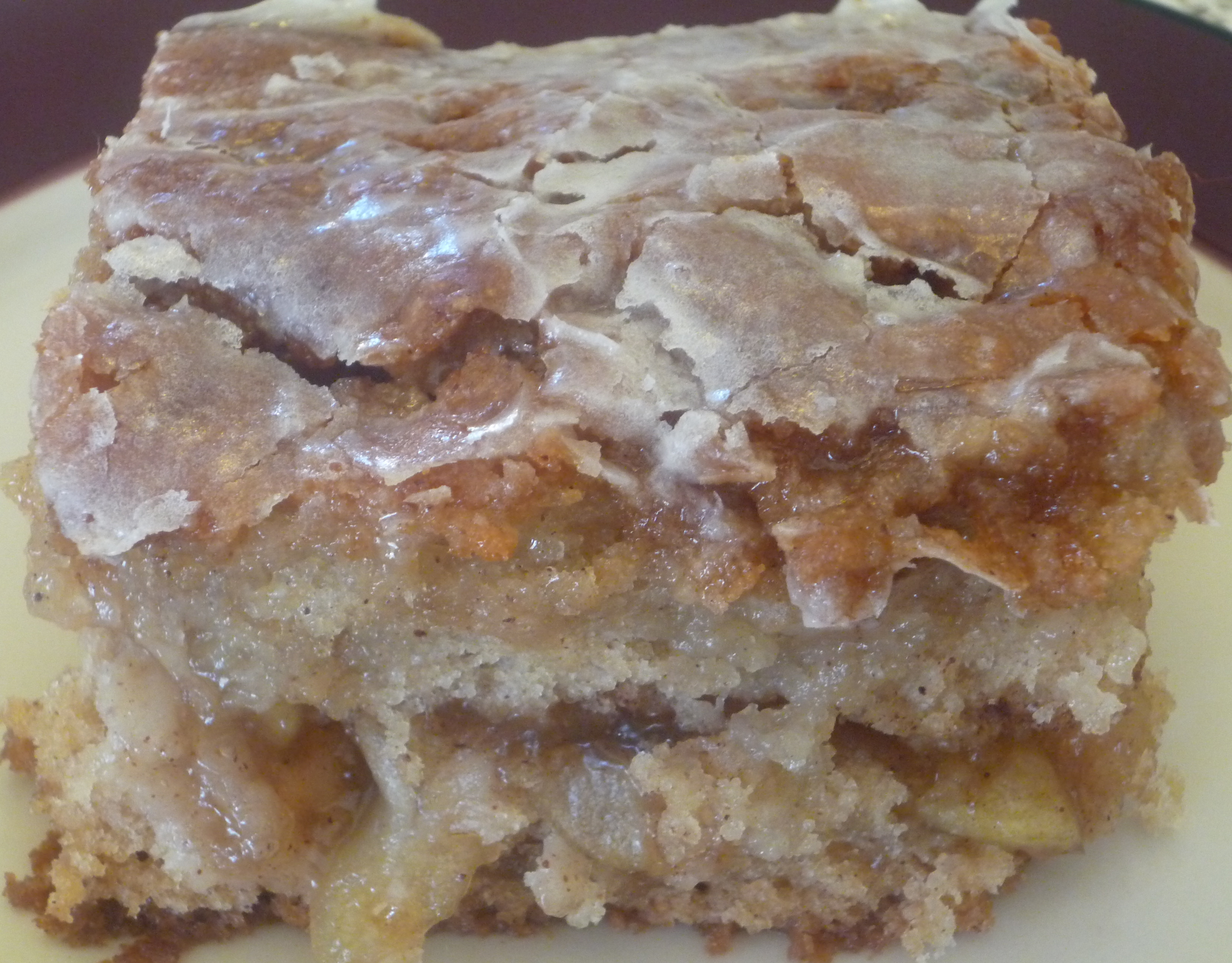 Apple Fritter Cake
 Apple Fritter Cake and UFOs