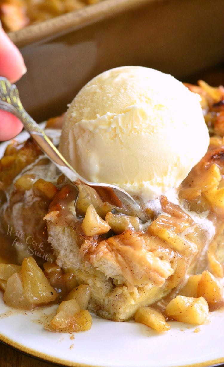 Apple Pie Bread Pudding
 Apple Pie Bread Pudding Will Cook For Smiles