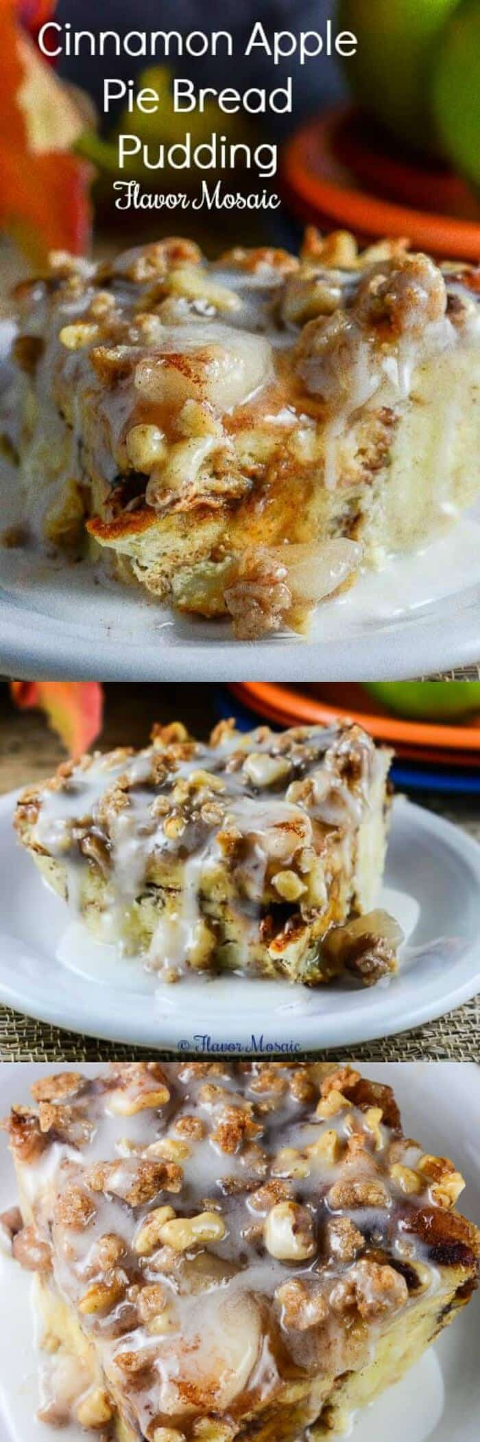 Apple Pie Bread Pudding
 Cinnamon Apple Pie Bread Pudding Flavor Mosaic