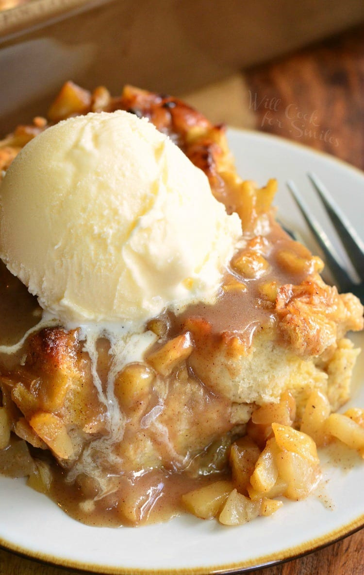 Apple Pie Bread Pudding
 Apple Pie Bread Pudding Will Cook For Smiles