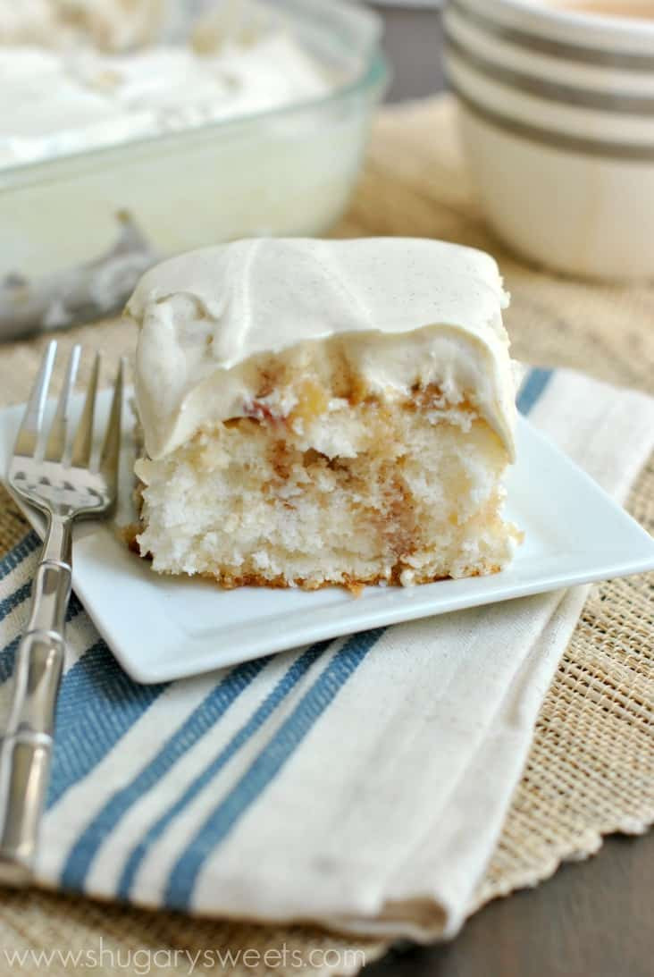 Apple Pie Cake
 Apple Pie Poke Cake Shugary Sweets