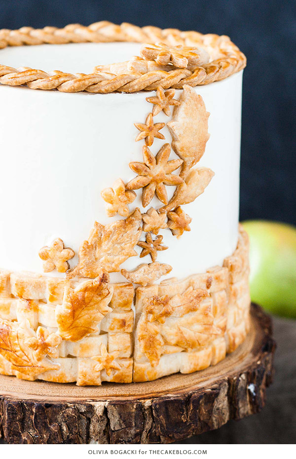 Apple Pie Cake
 cake in a pie crust