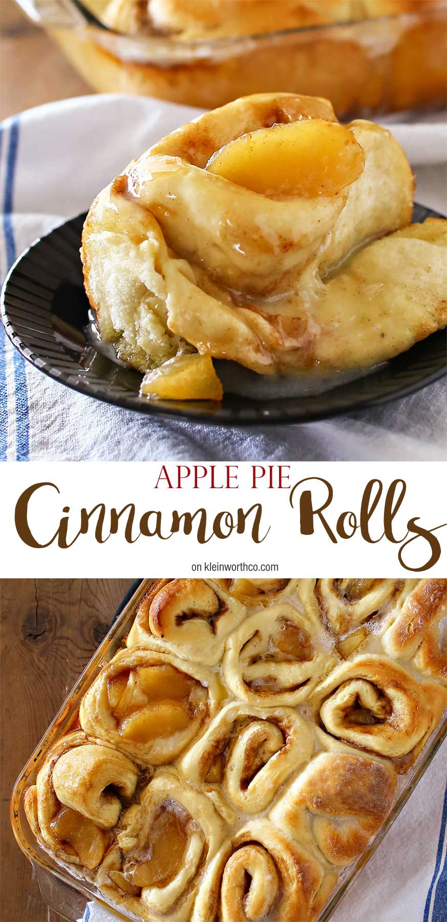 Apple Pie Cinnamon Rolls
 Apple Pie Cinnamon Rolls Kleinworth & Co