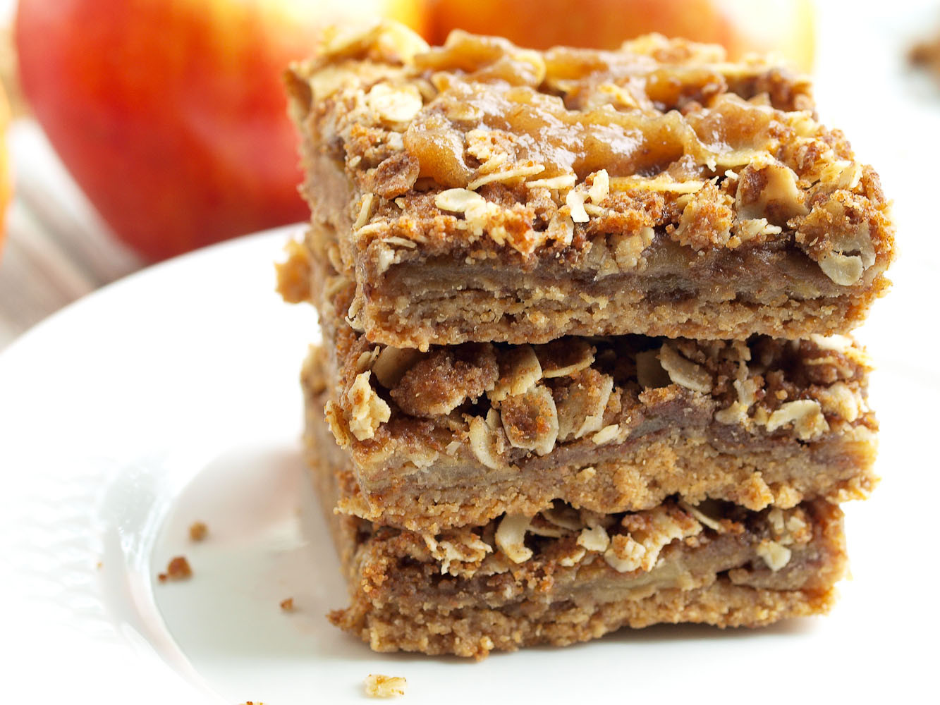 Apple Pie Dessert
 Vegan Salted Caramel Apple Pie Bars Happy Healthy Mama