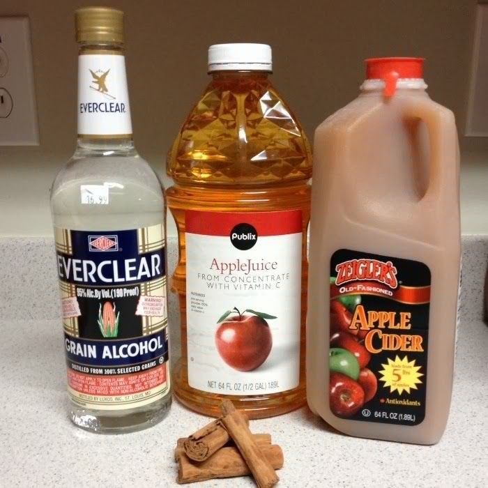 Apple Pie Liquor
 Apple Pie Liquor Made With Everclear