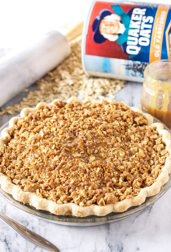 Apple Pie Topping
 apple pie crumble topping with oats