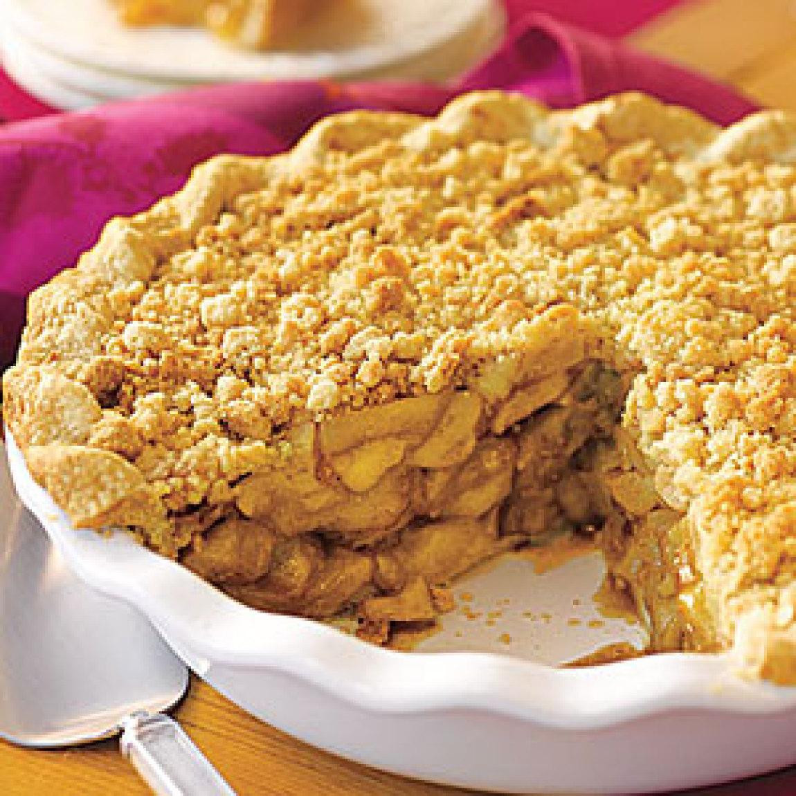 Apple Pie Topping
 Crumb Topped Apple Pie Recipe