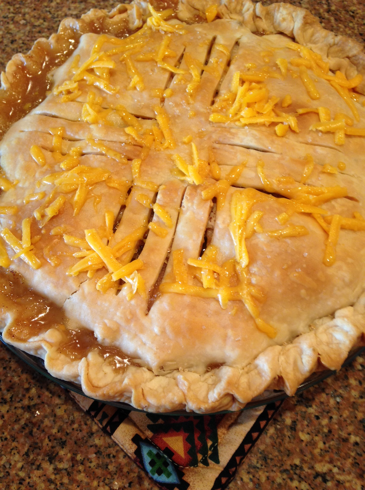 Apple Pie With Cheese
 Green Chile Cheese Apple Pie