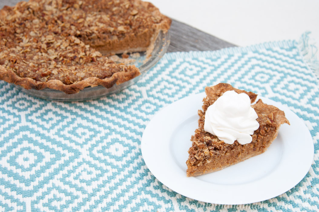 Apple Pumpkin Pie Apple Butter Pumpkin Pie with Crumb Topping a Houseful