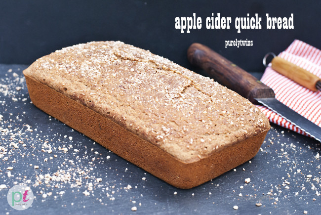 Apple Quick Bread
 apple cider quick bread loaf