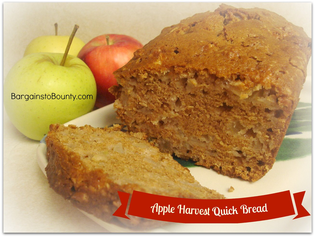 Apple Quick Bread
 Recipe Apple Harvest Quick Bread Bargains to Bounty