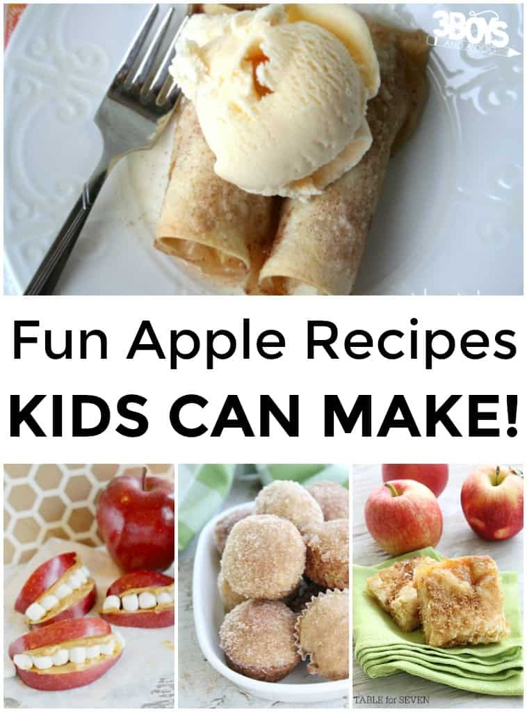 Apple Recipes For Kids
 Fun Apple Recipes Kids Can Make – 3 Boys and a Dog – 3