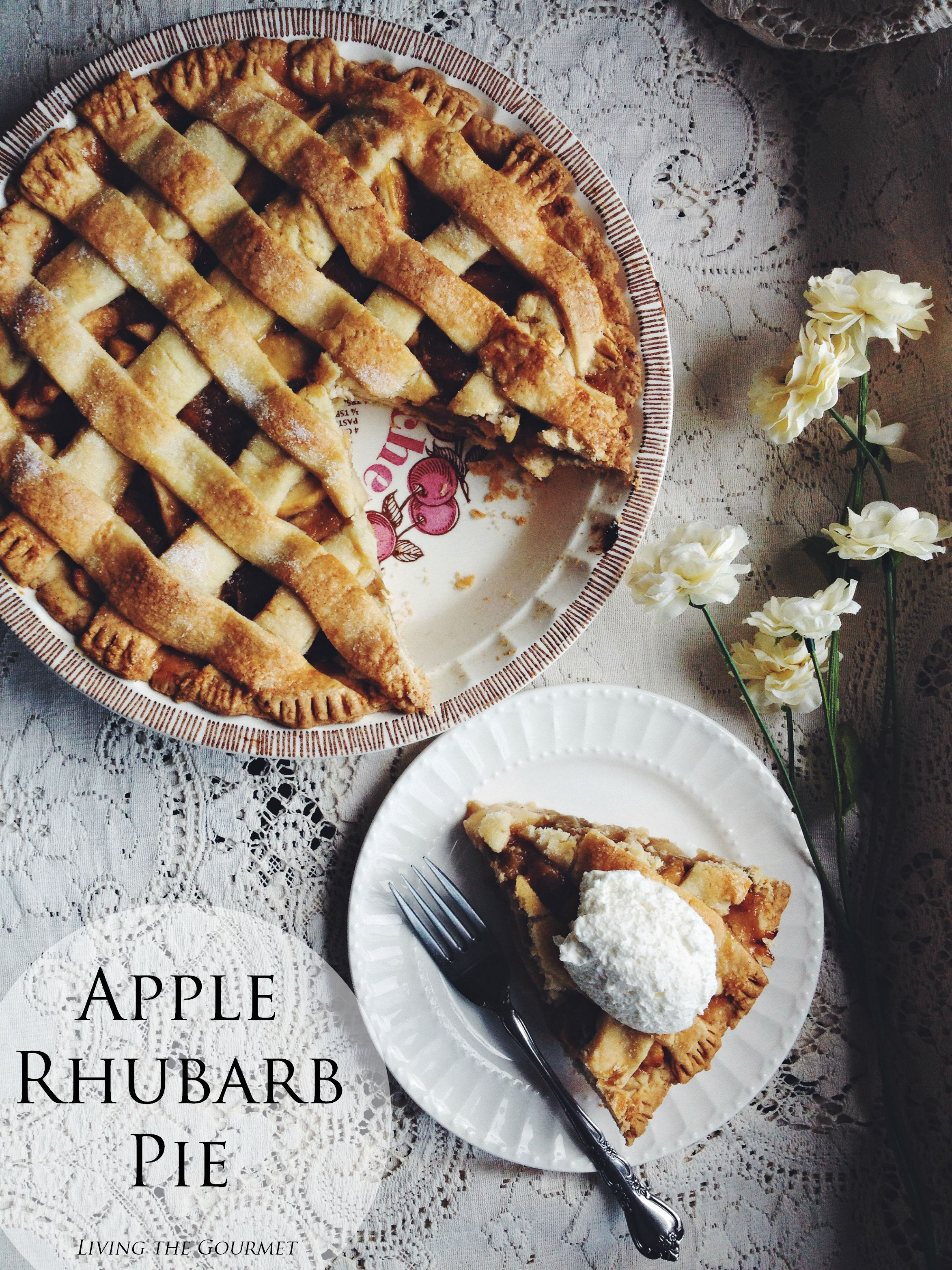 Apple Rhubarb Pie
 Apple Rhubarb Pie Living The Gourmet