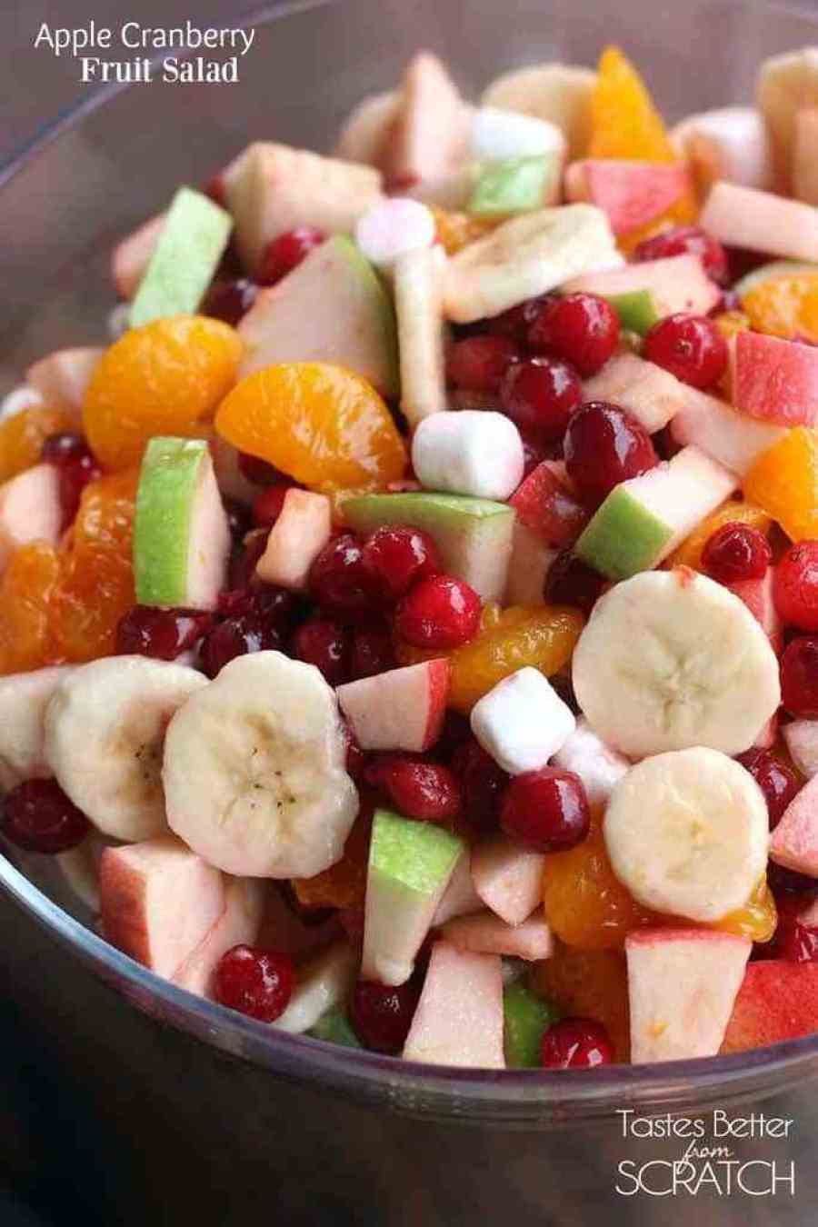 Apple Salad Recipes
 Apple Cranberry Fruit Salad