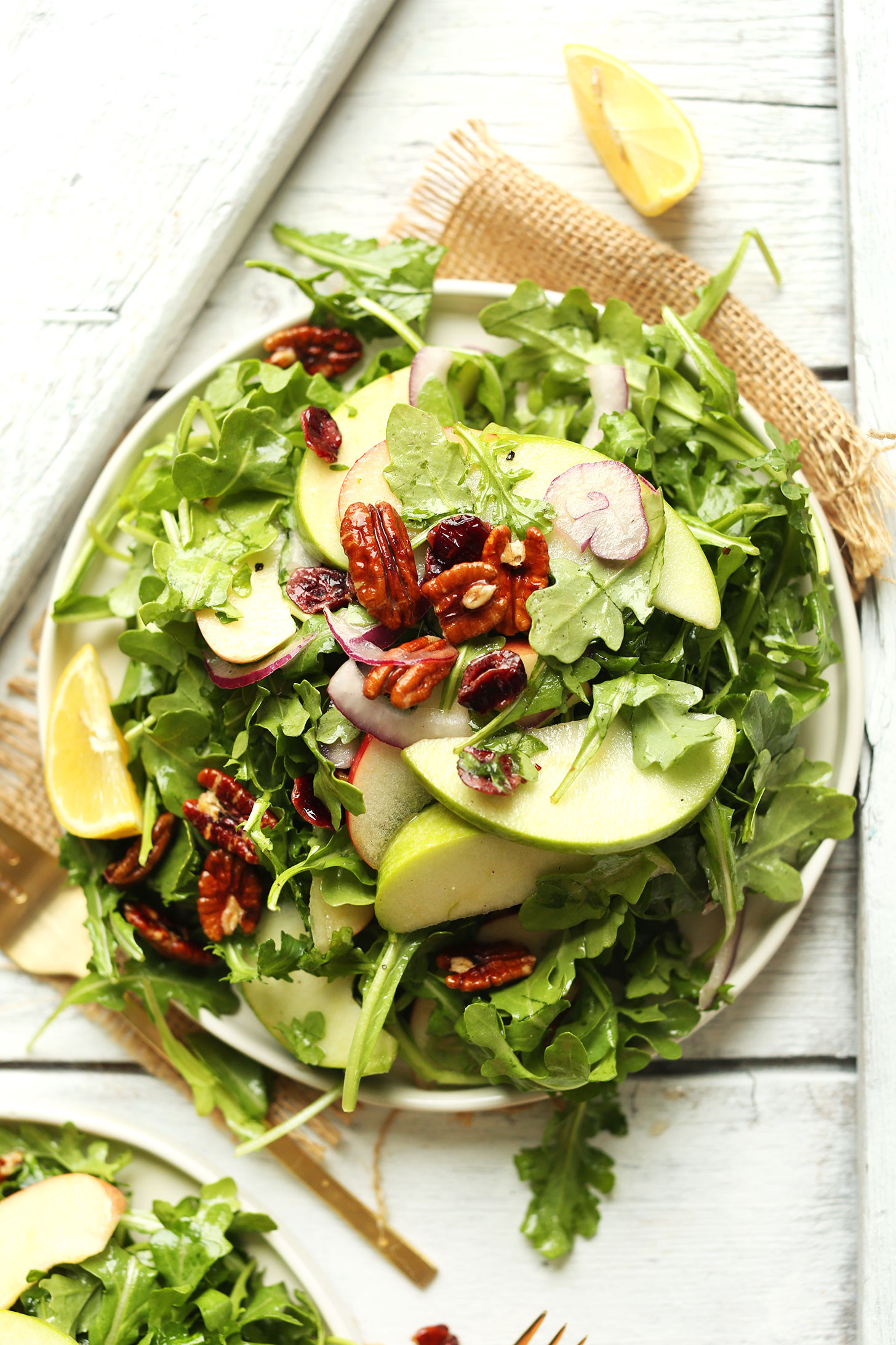 Apple Salad Recipes
 Apple Pecan Arugula Salad