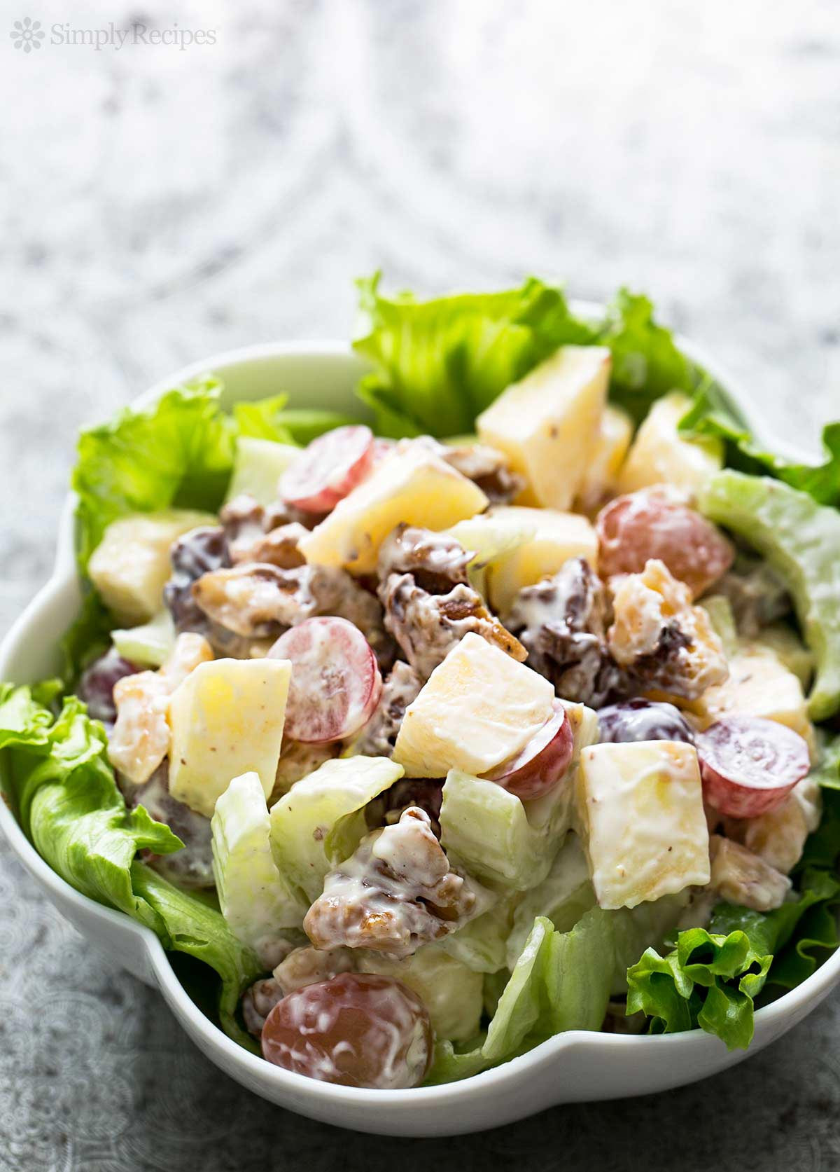 Apple Salad Recipes
 Waldorf Salad Recipe