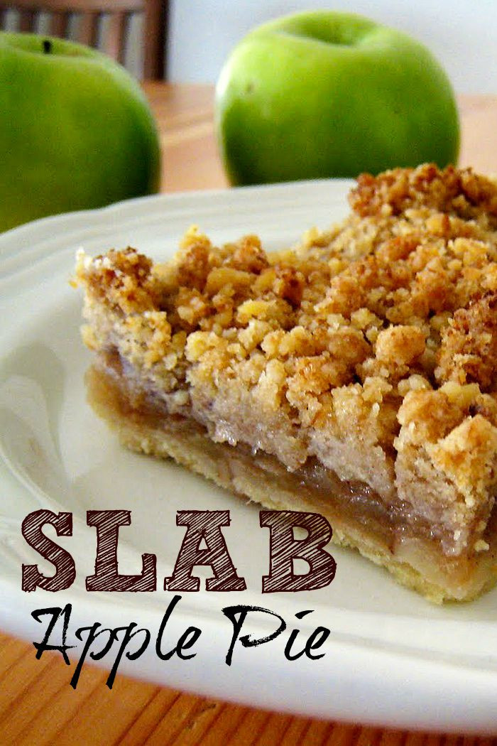 Apple Slab Pie Recipe
 Slab Apple Pie with Easy Crumb Top