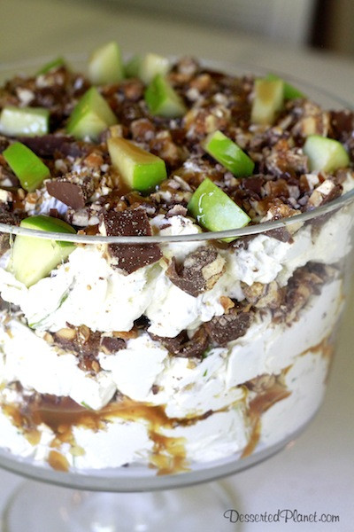 Apple Snickers Dessert
 Apple Snickers Trifle – DessertedPlanet