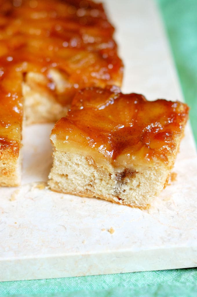 Apple Upside Down Cake
 Apple Rum Upside Down Cake Baking Sense