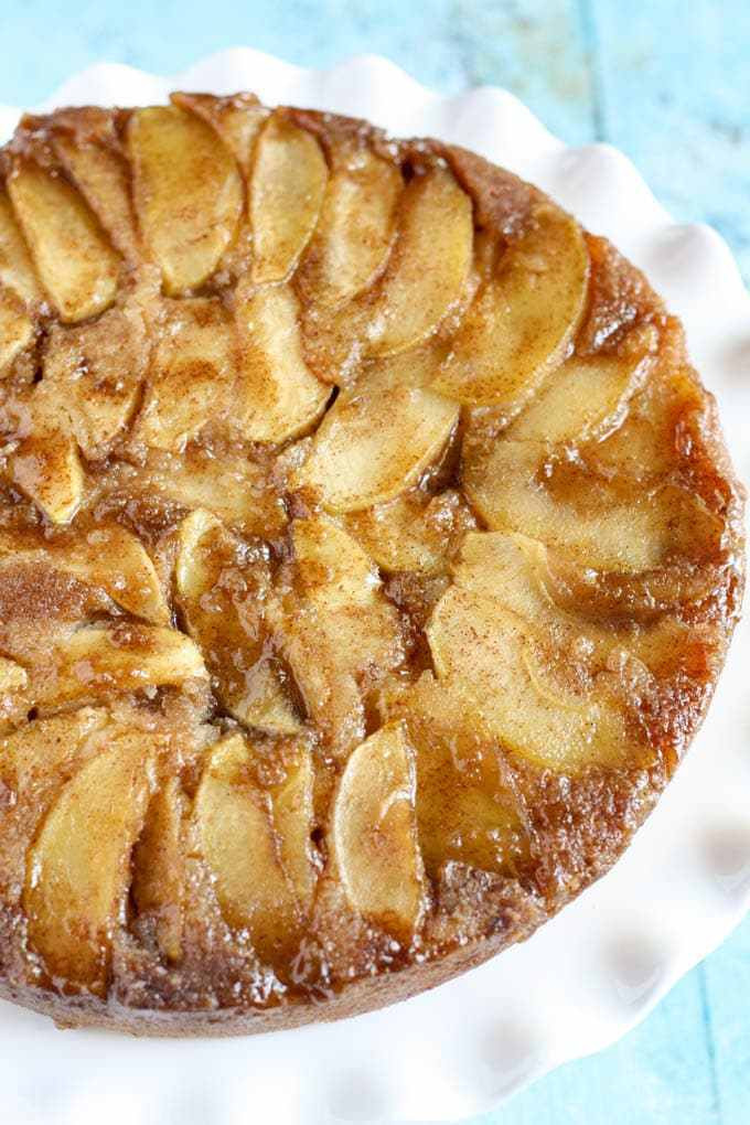 Apple Upside Down Cake
 Caramel Apple Upside Down Cake