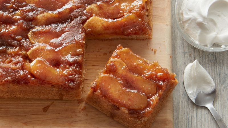 Apple Upside Down Cake
 Caramel Apple Upside Down Cake Recipe BettyCrocker