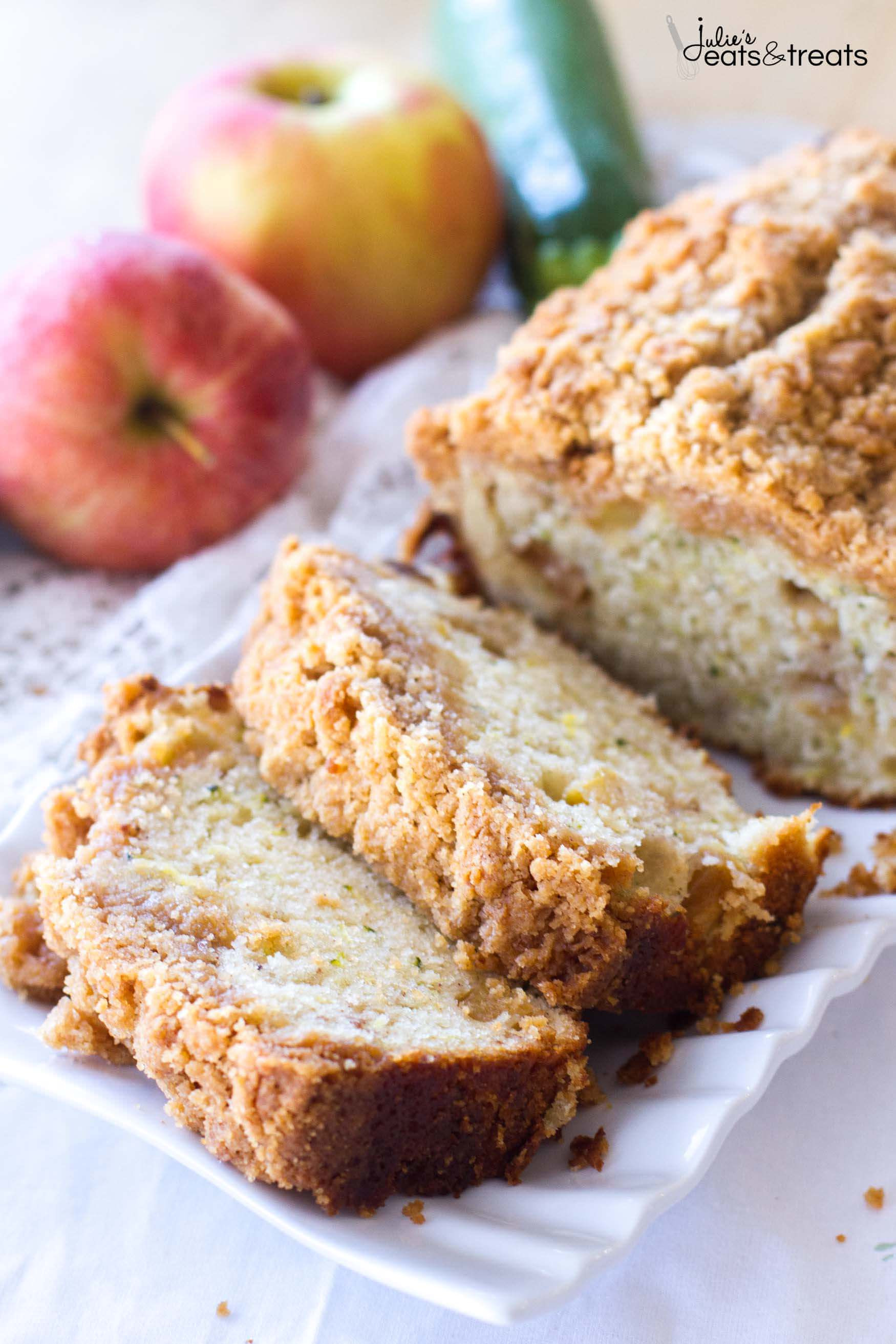 Apple Zucchini Bread
 Crumb Apple Zucchini Bread Julie s Eats & Treats