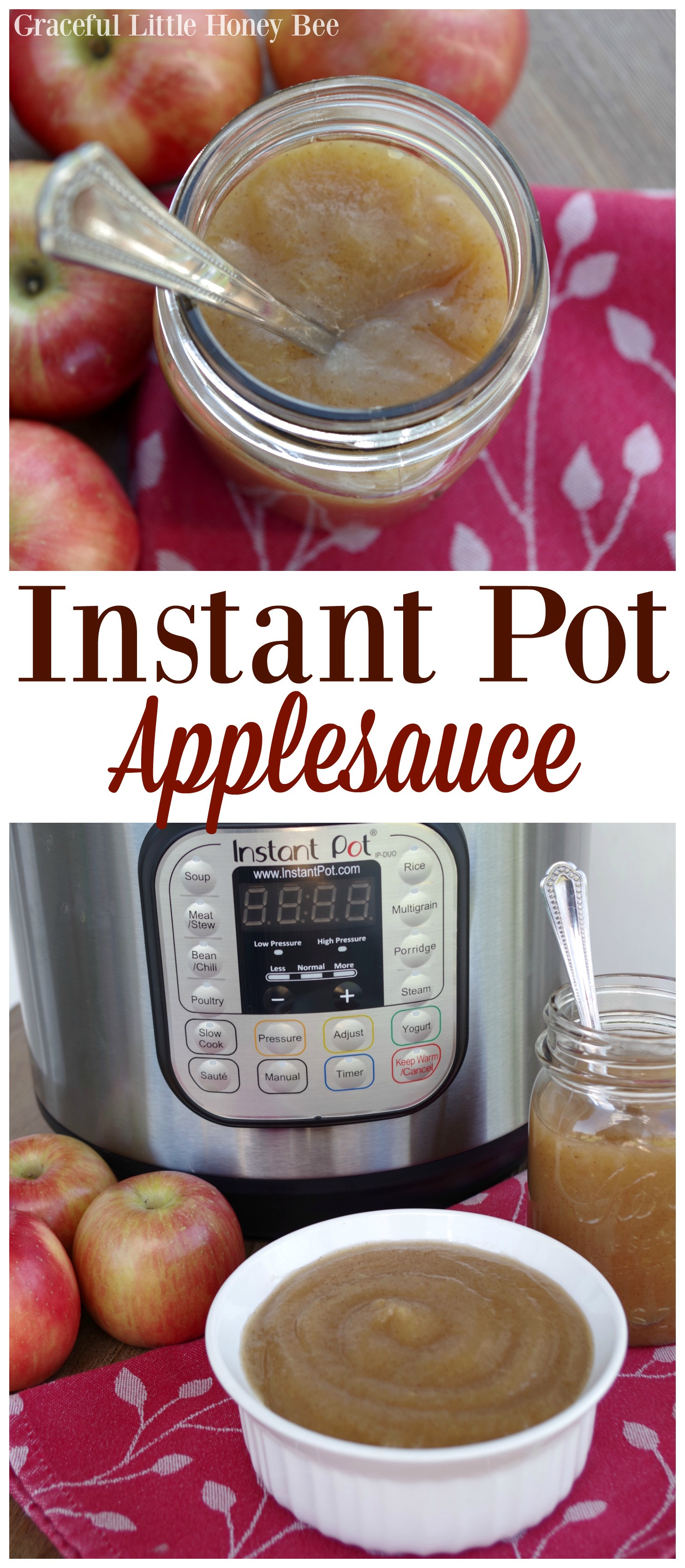 Applesauce Instant Pot
 Instant Pot Applesauce Graceful Little Honey Bee