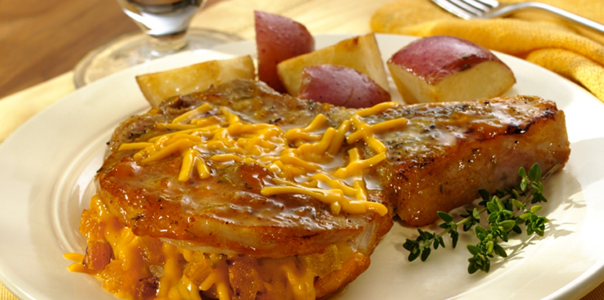 Apricot Pork Chops
 Cheddar Apricot Pork Chops